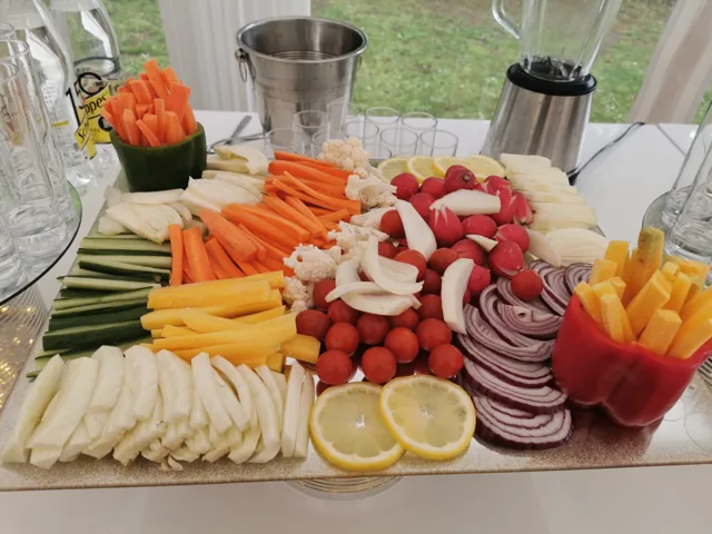Plateau de crudités pour un buffet